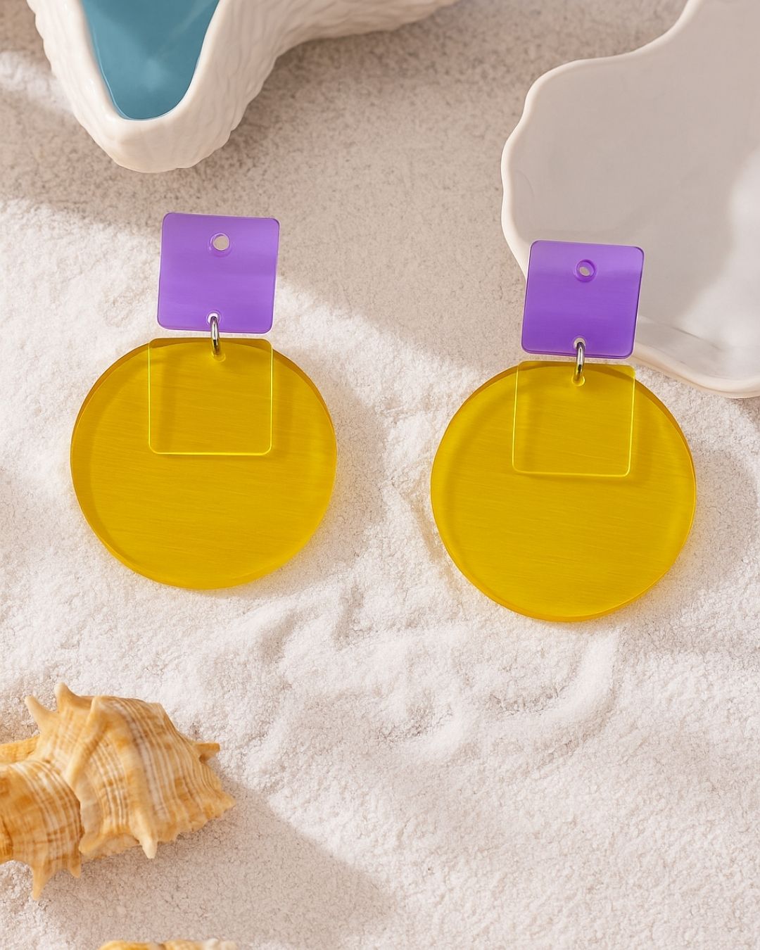 YIANNA YELLOW EARRINGS