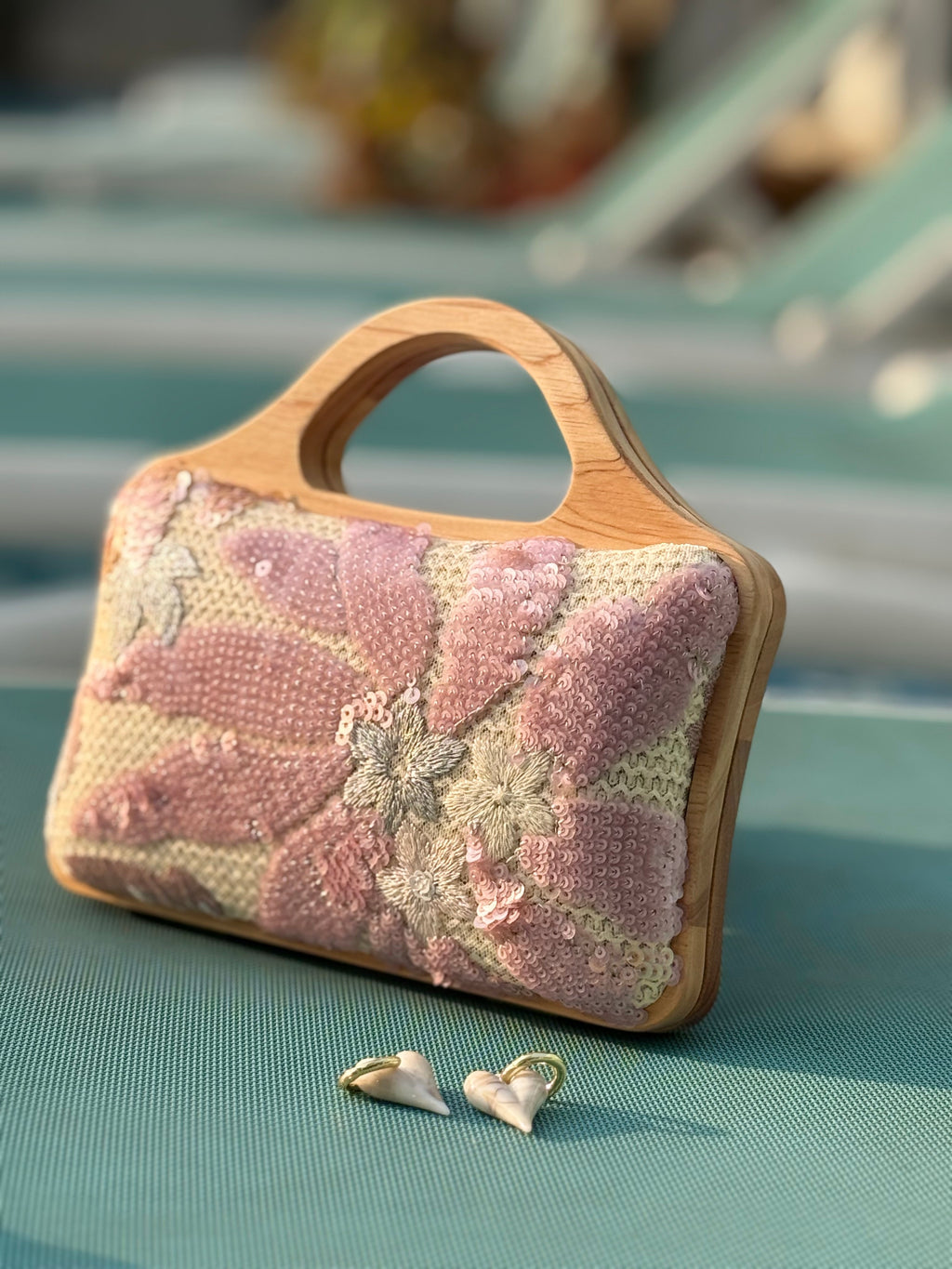 BLUSH MEADOW HANDHELD BAG