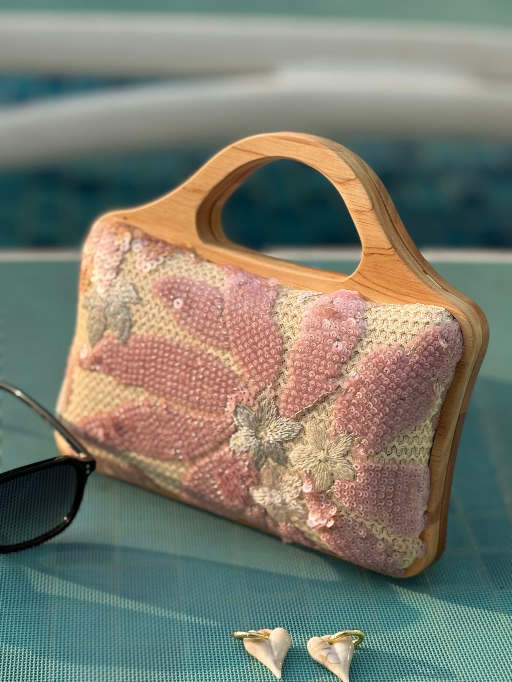 BLUSH MEADOW HANDHELD BAG