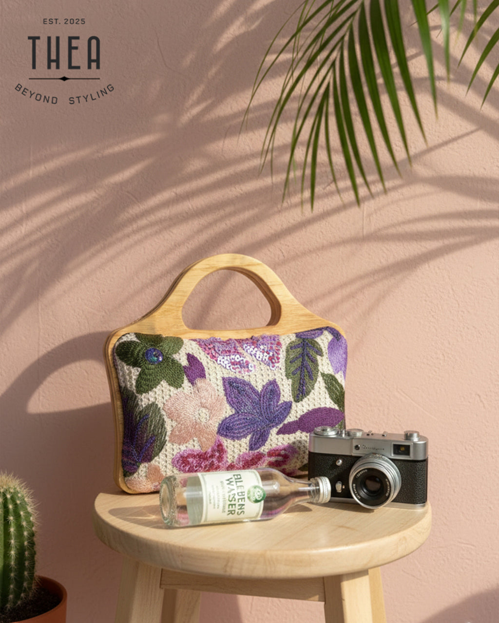 LILAC MEADOW HANDHELD BAG