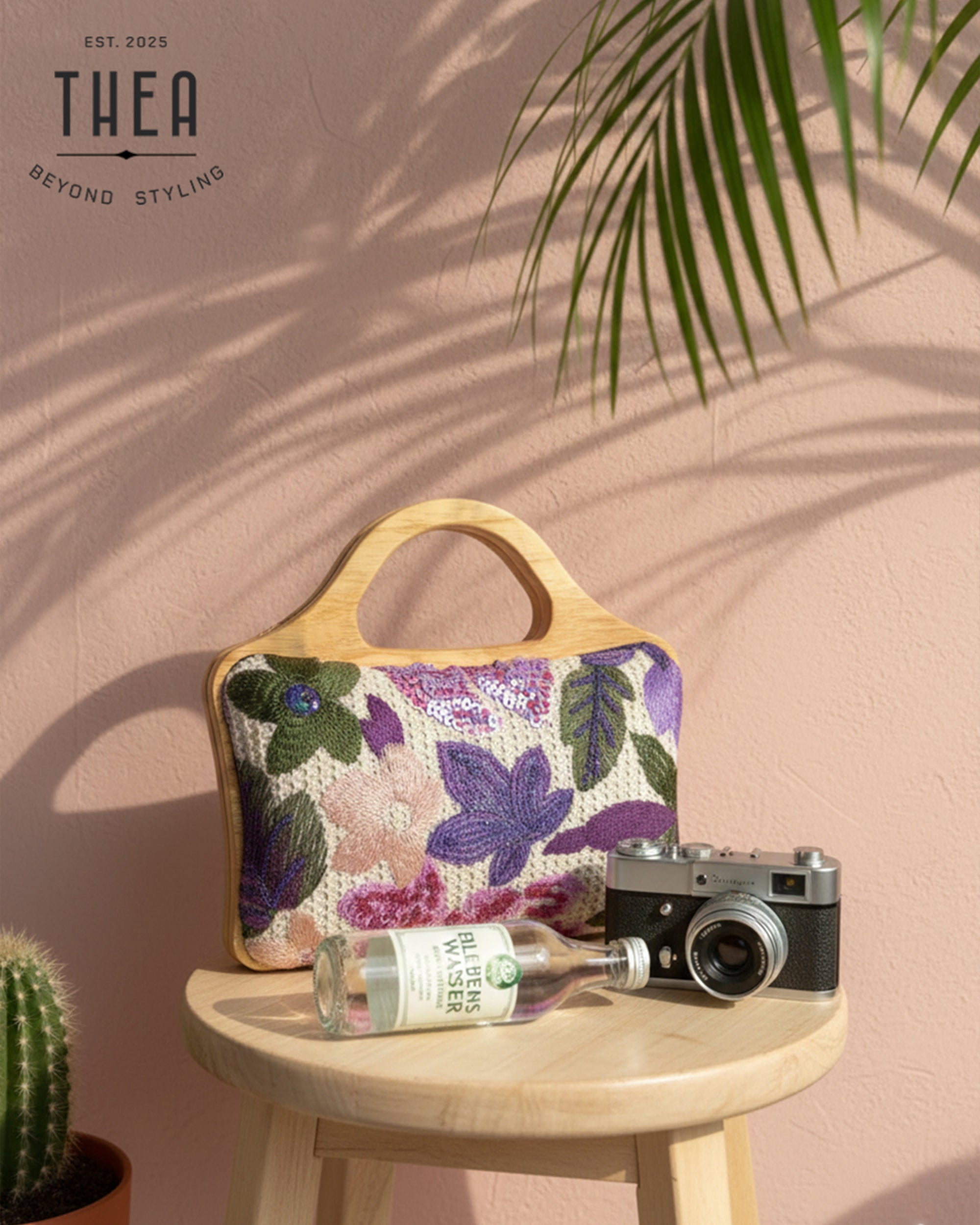 LILAC MEADOW HANDHELD BAG