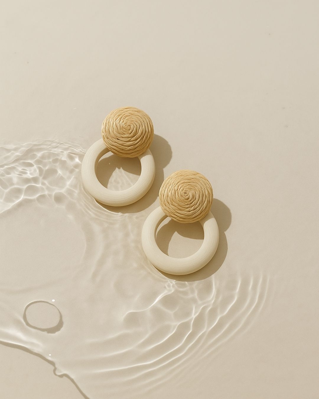 ZETA WHITE EARRINGS