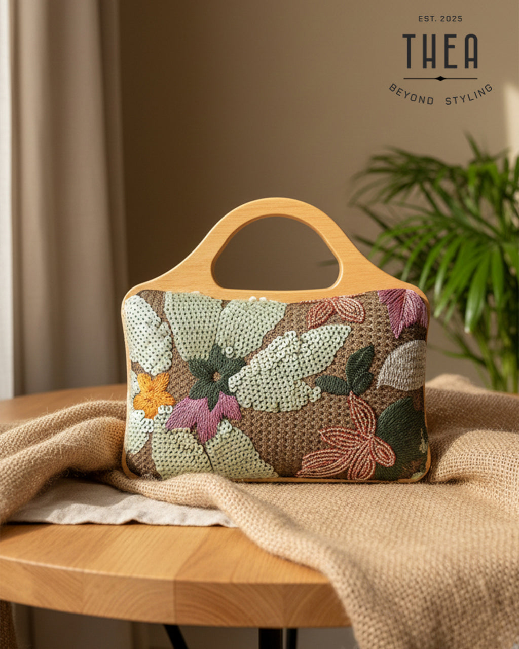 GREEN MEADOW HANDHELD BAG