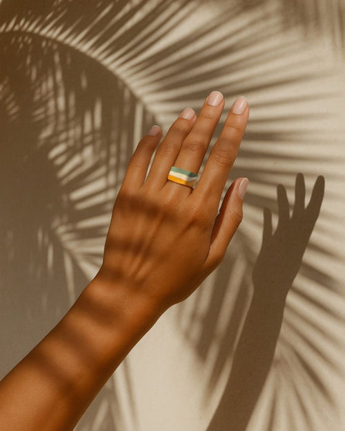 ALZINA 3 COLOUR RING