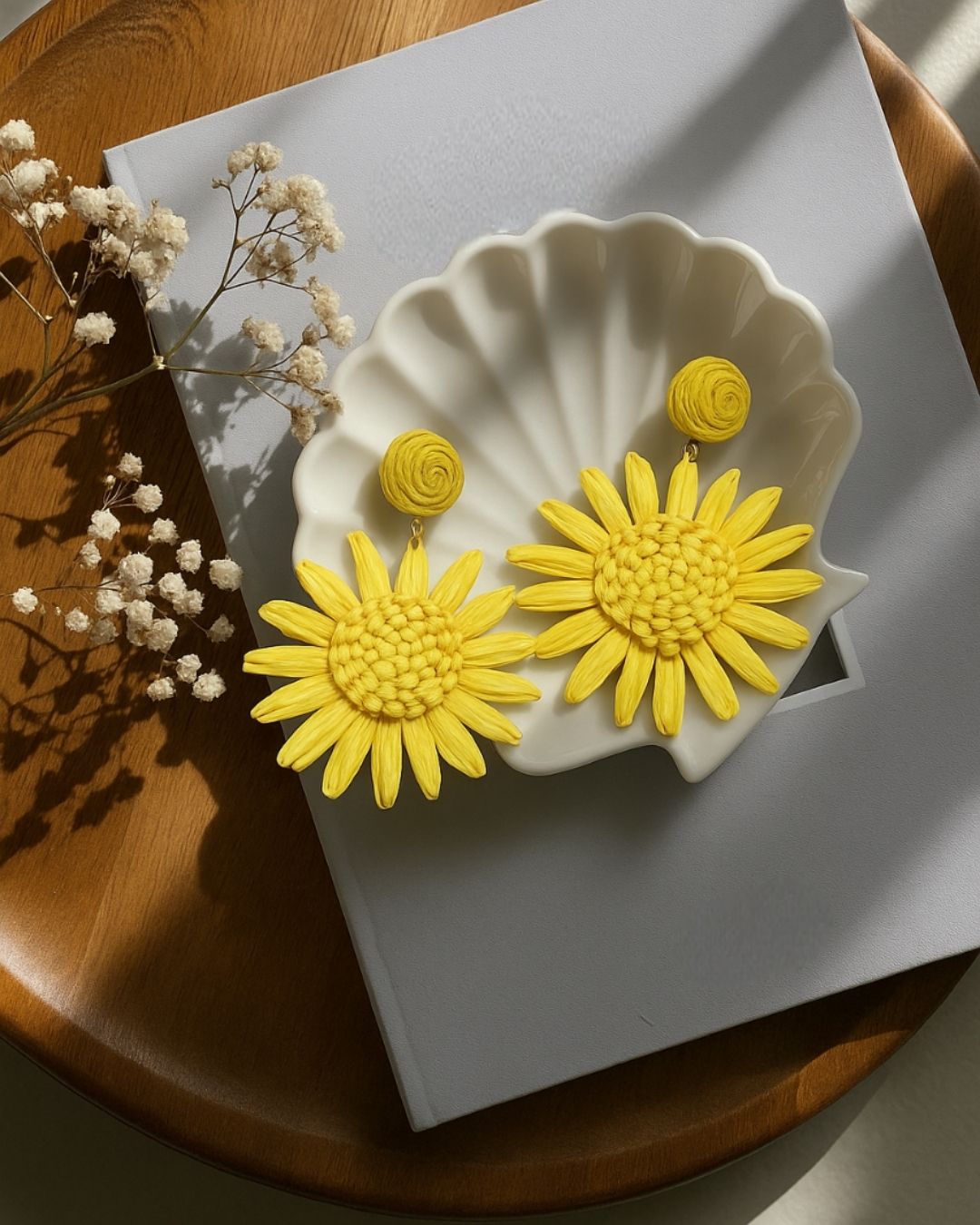 HELIOS YELLOW EARRING