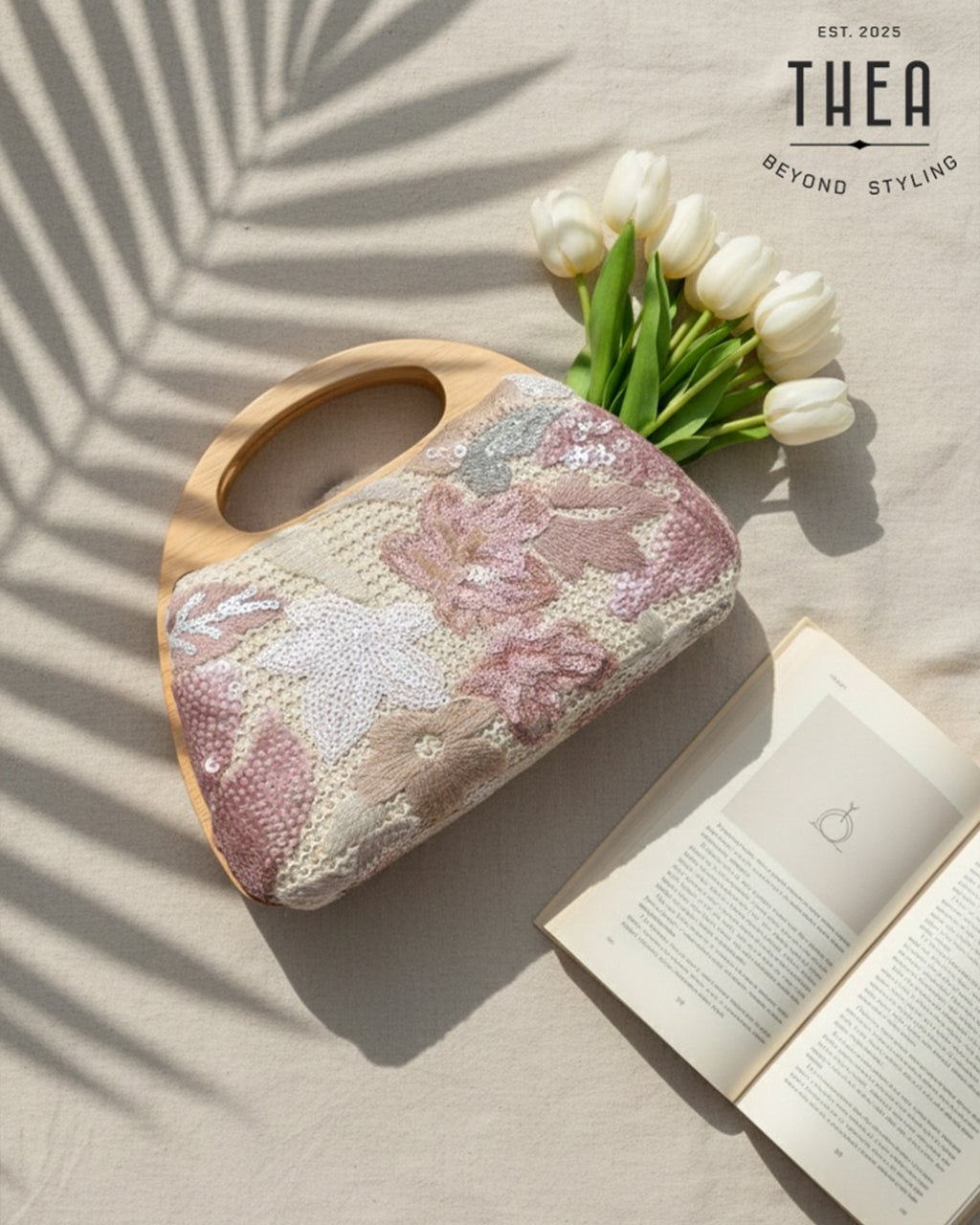 BLOOMWOOD HANDHELD BAG LILAC