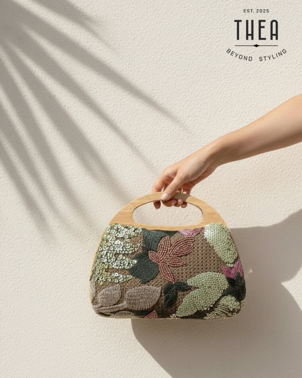 BLOOMWOOD HANDHELD BAG GREEN