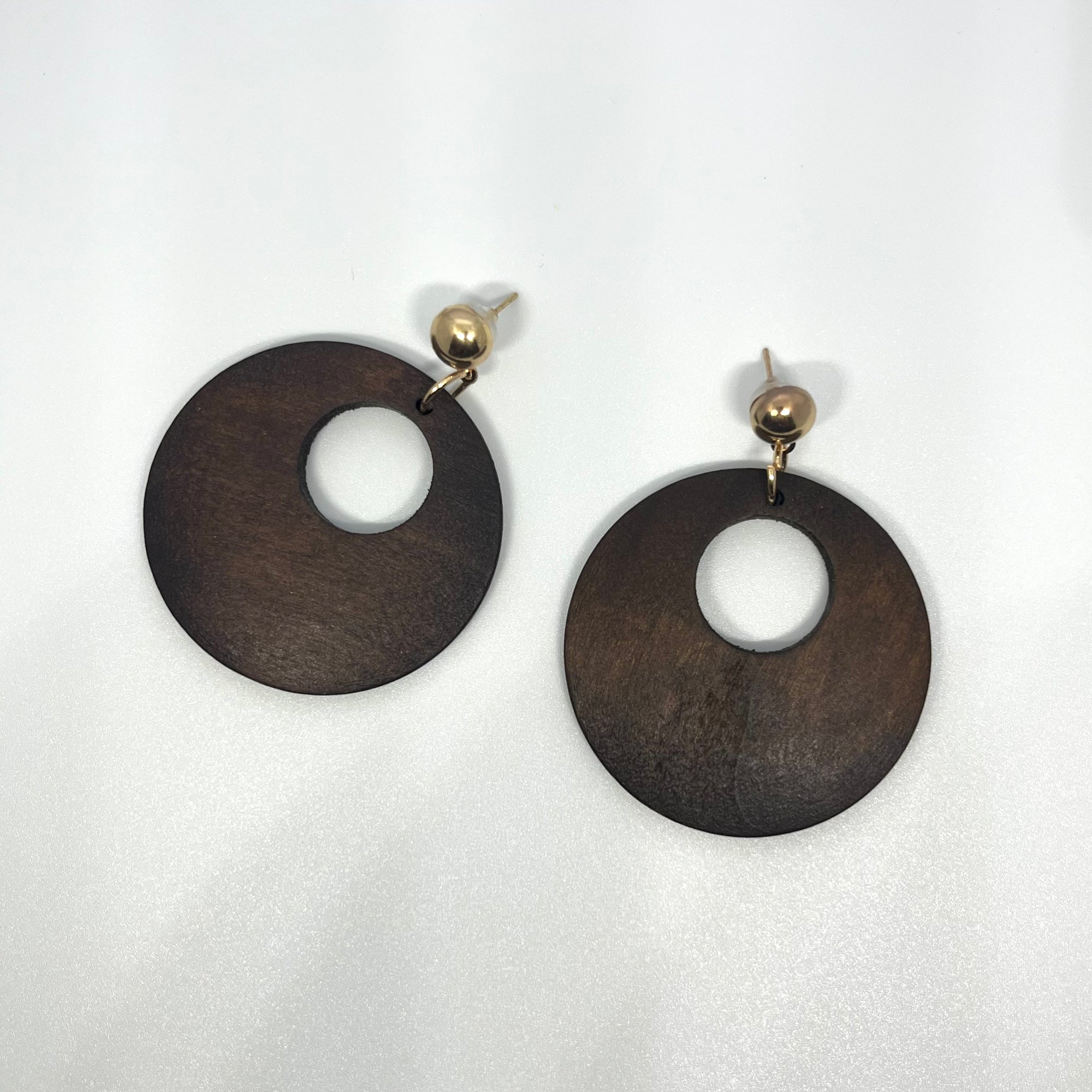IRINA WOODEN EARRINGS