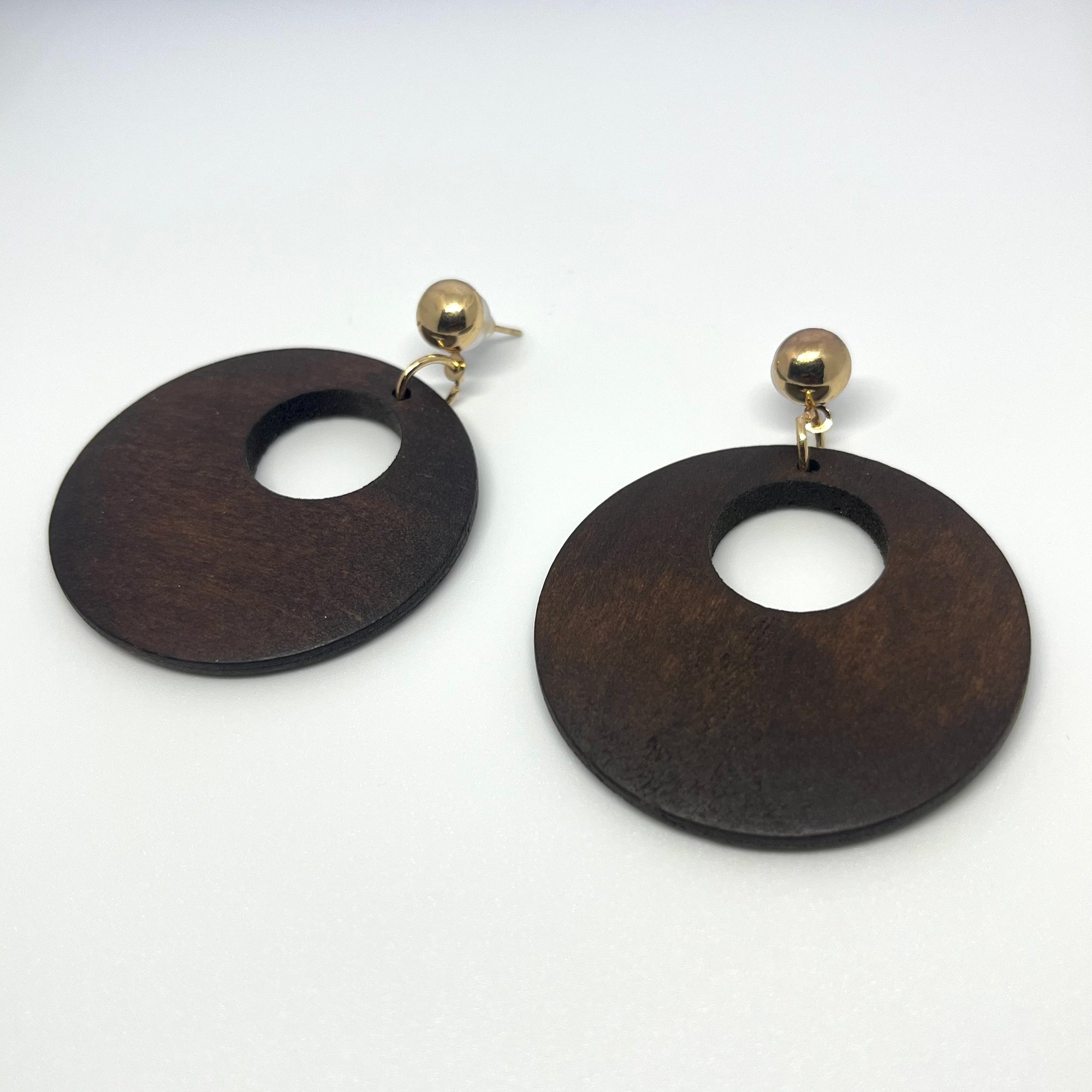 IRINA WOODEN EARRINGS