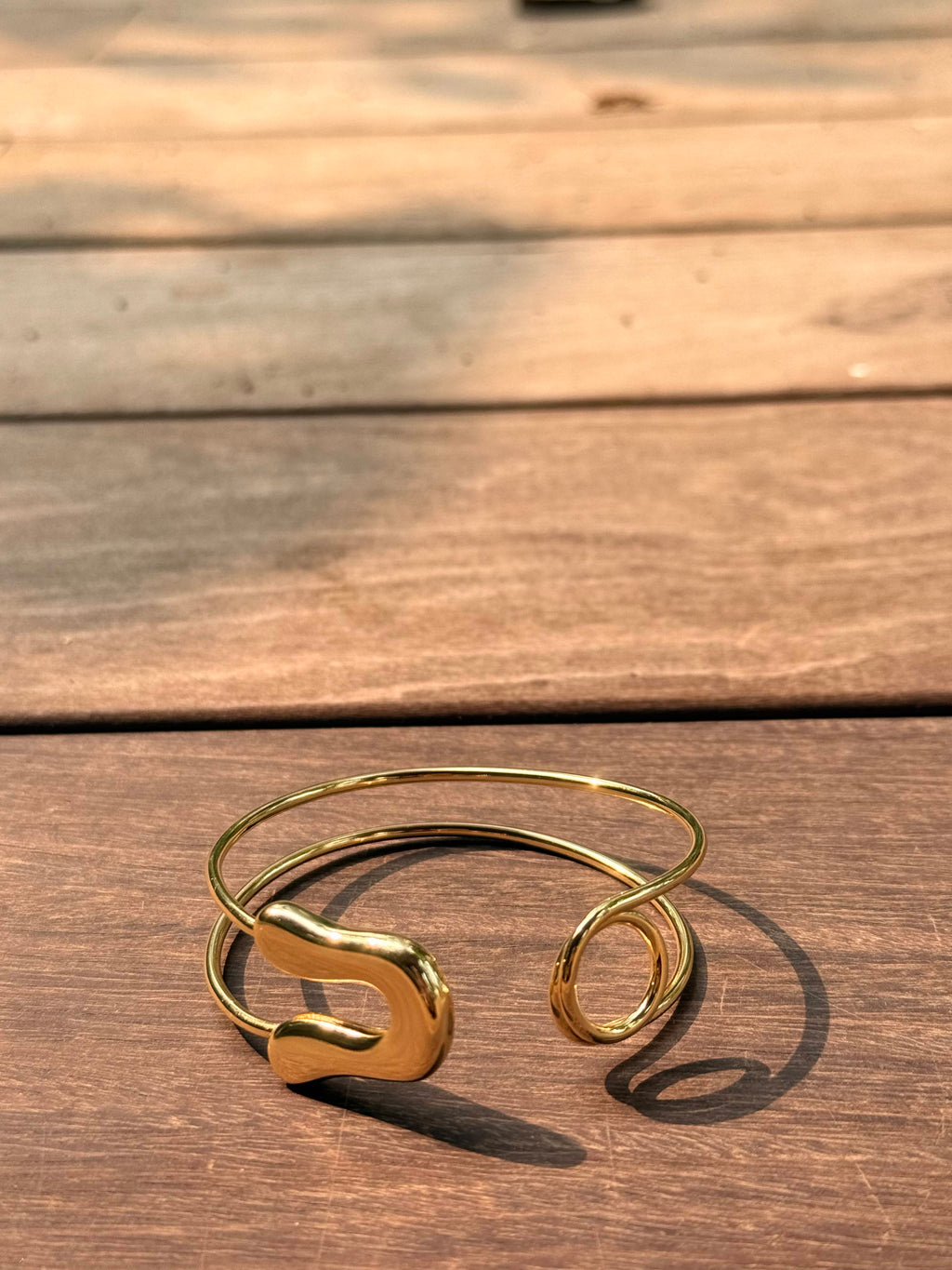PIN CUFF GOLD