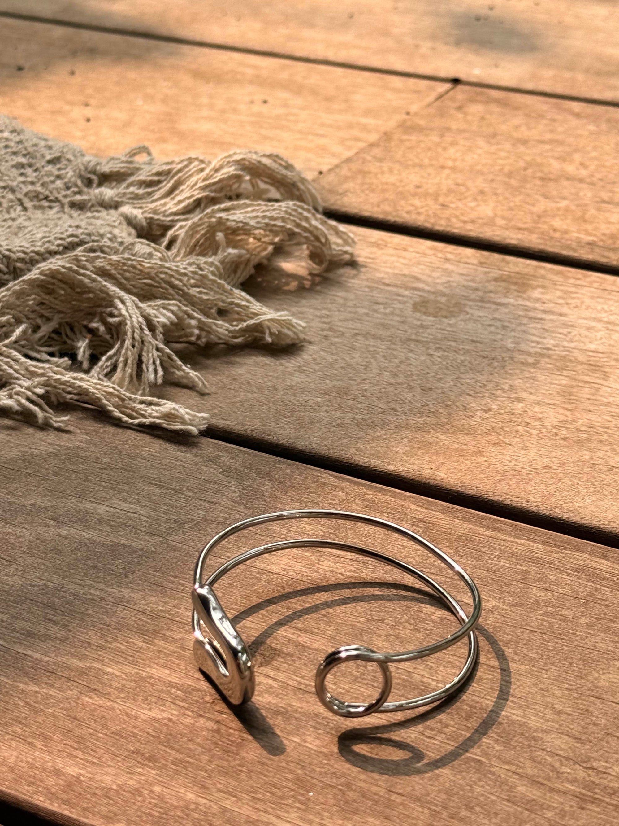 PIN CUFF   SILVER