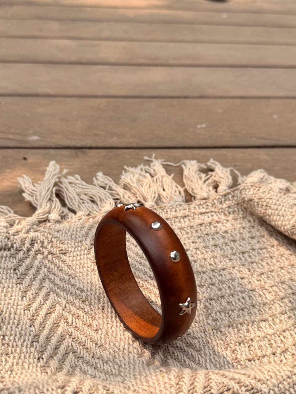 CELESTIAL AMBER STAR CUFF