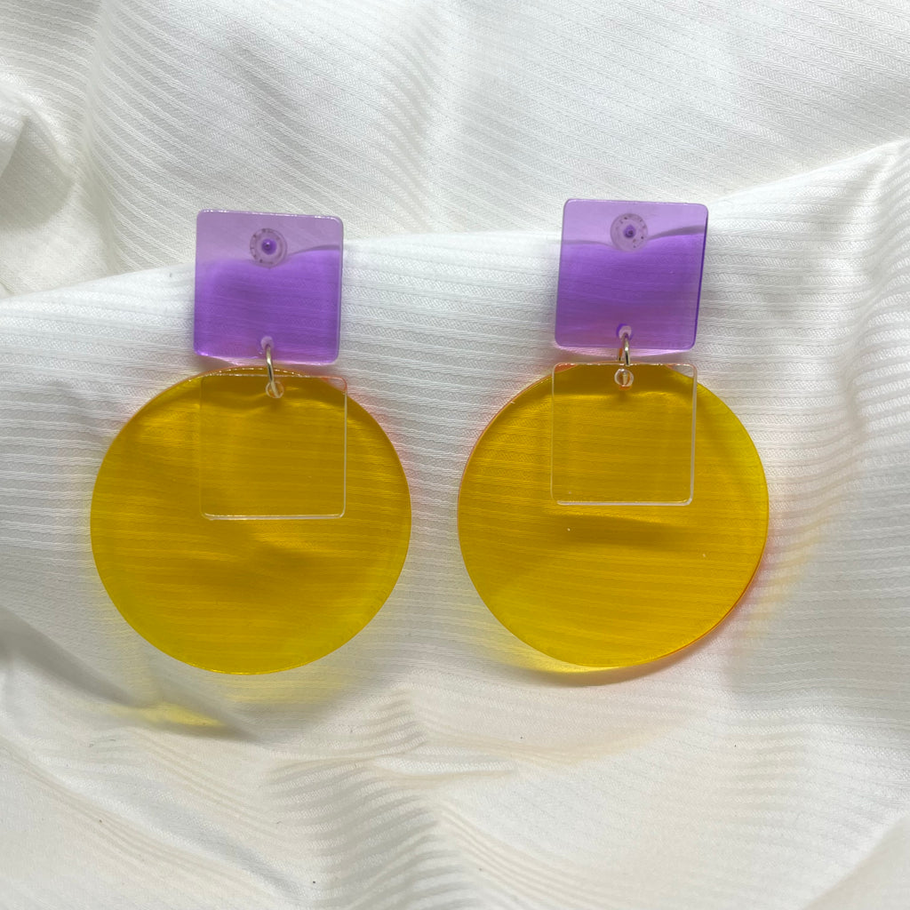 YIANNA YELLOW EARRINGS
