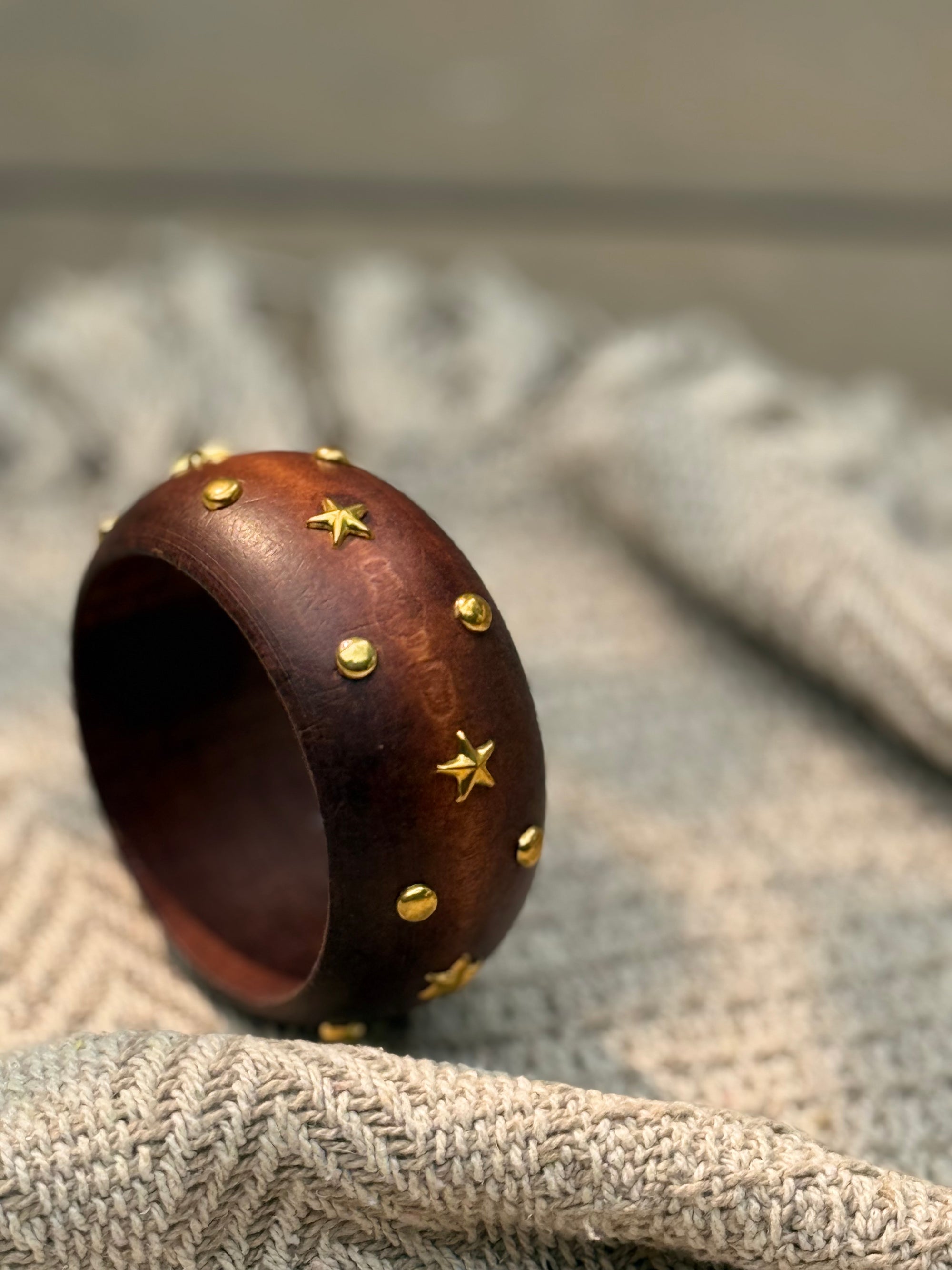 ASTRA STUD CUFF - UMBER