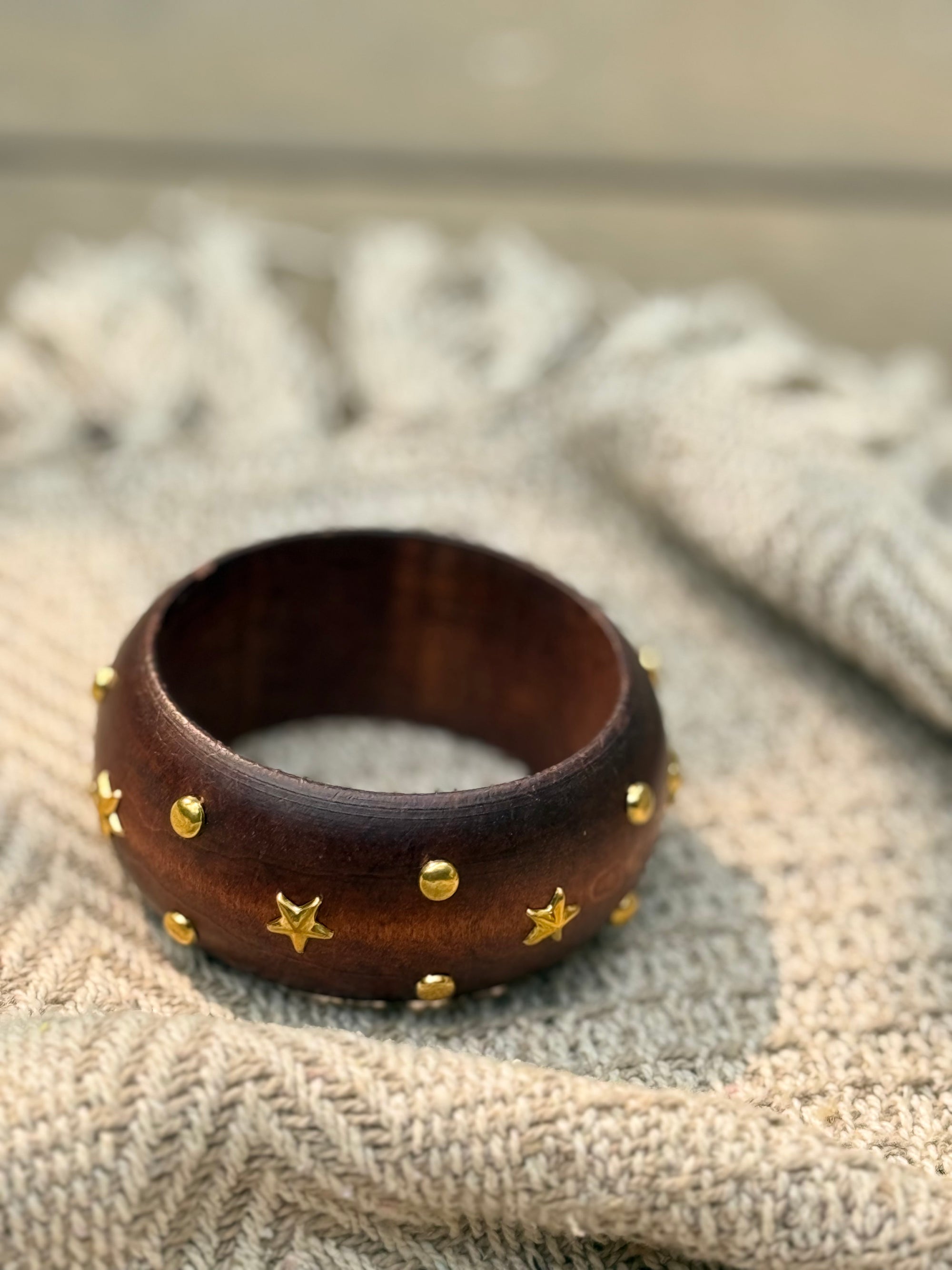 ASTRA STUD CUFF - UMBER