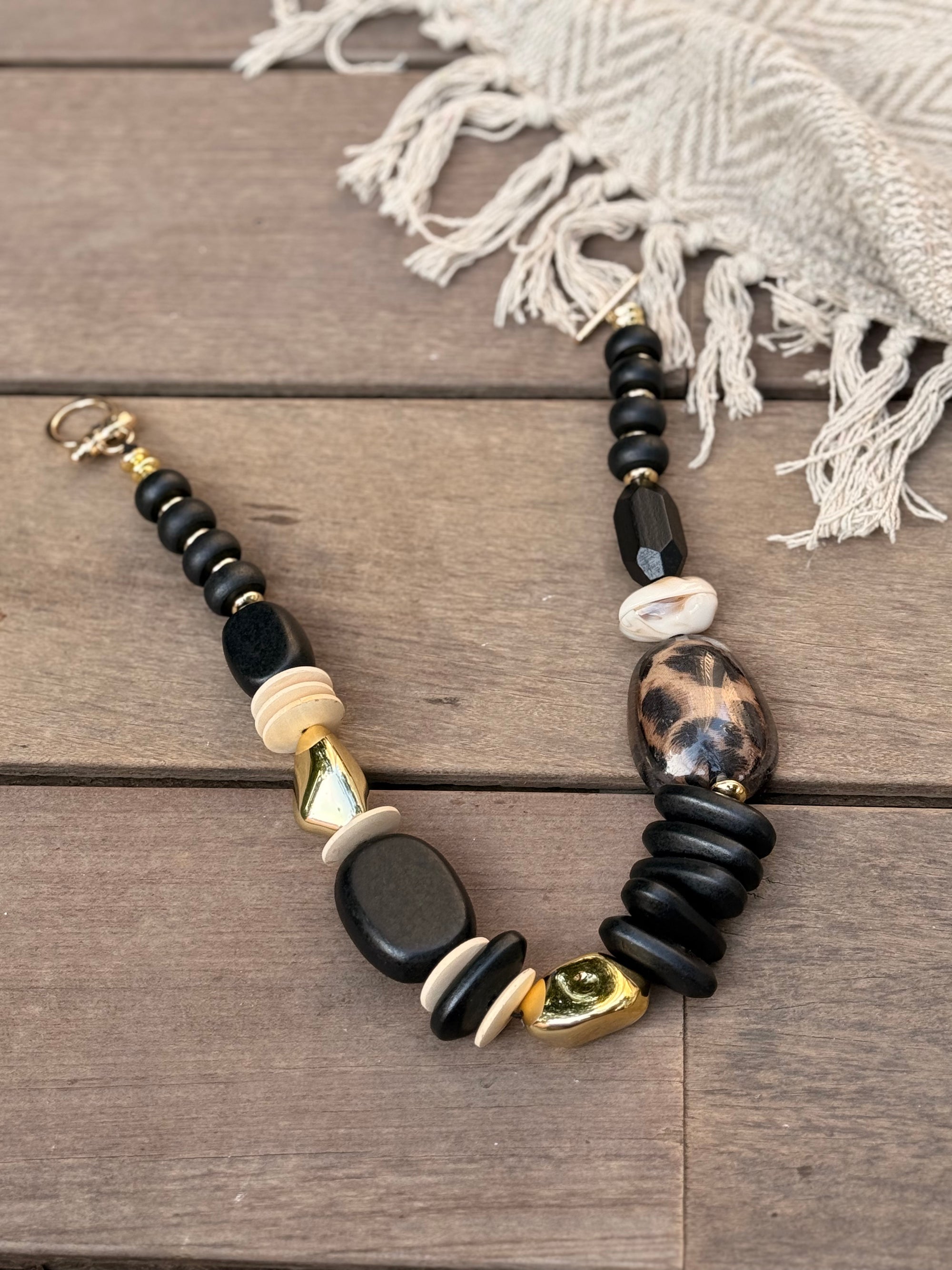 Midnight Safari Statement Necklace