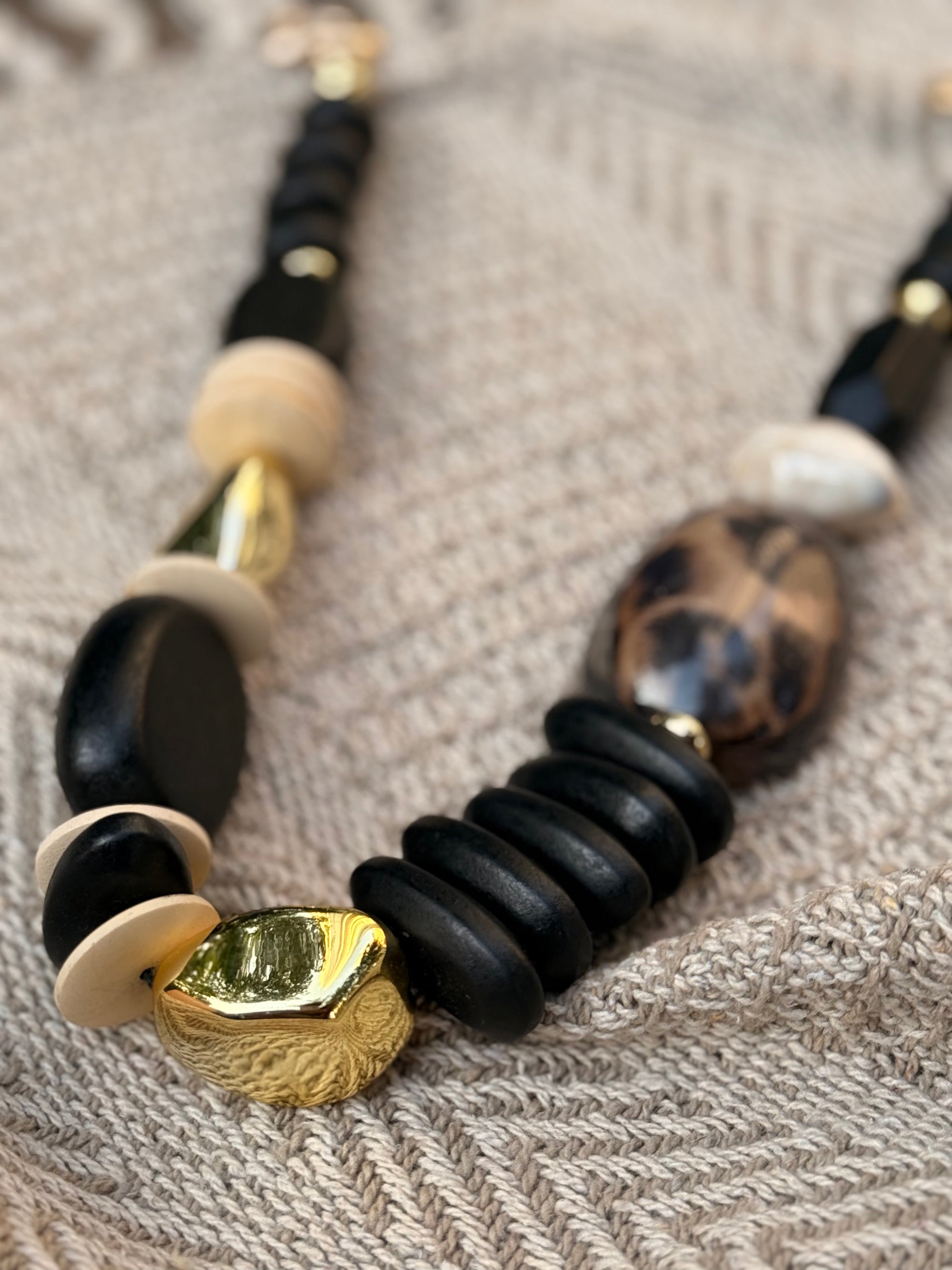Midnight Safari Statement Necklace