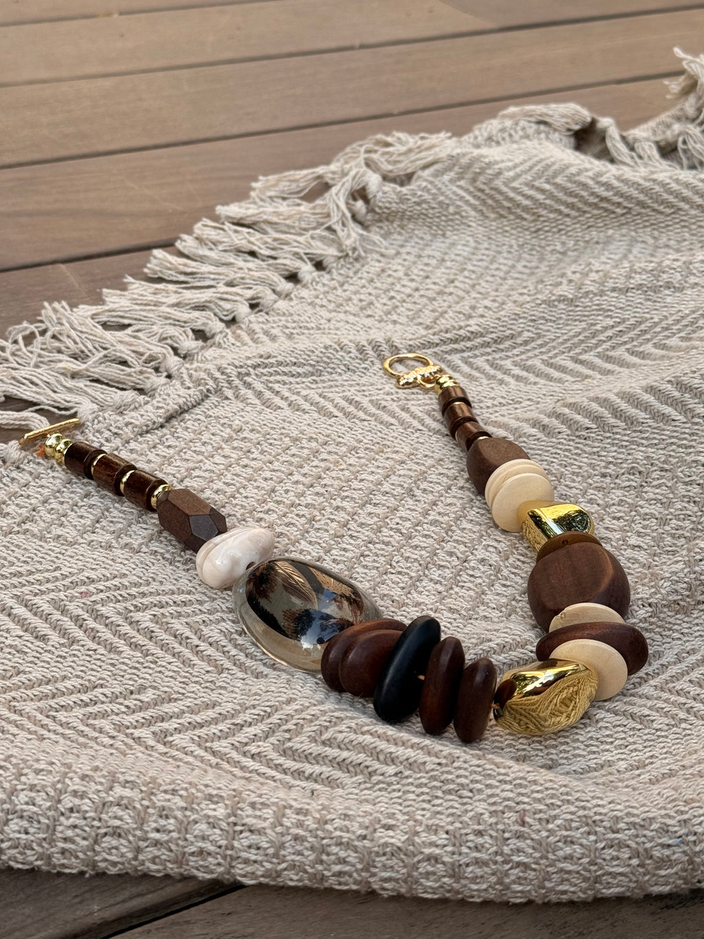 Desert Ember Statement Necklace