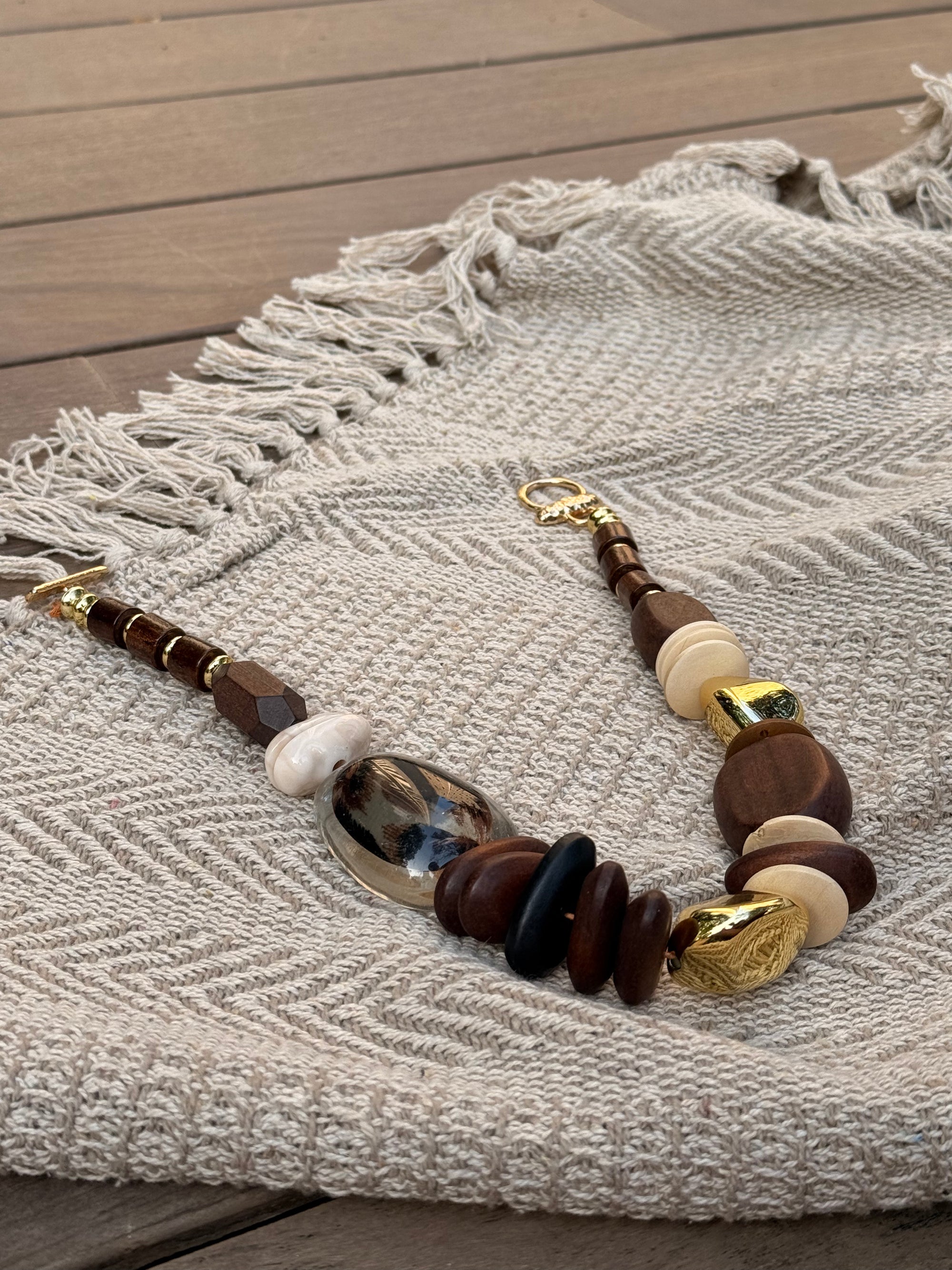Desert Ember Statement Necklace