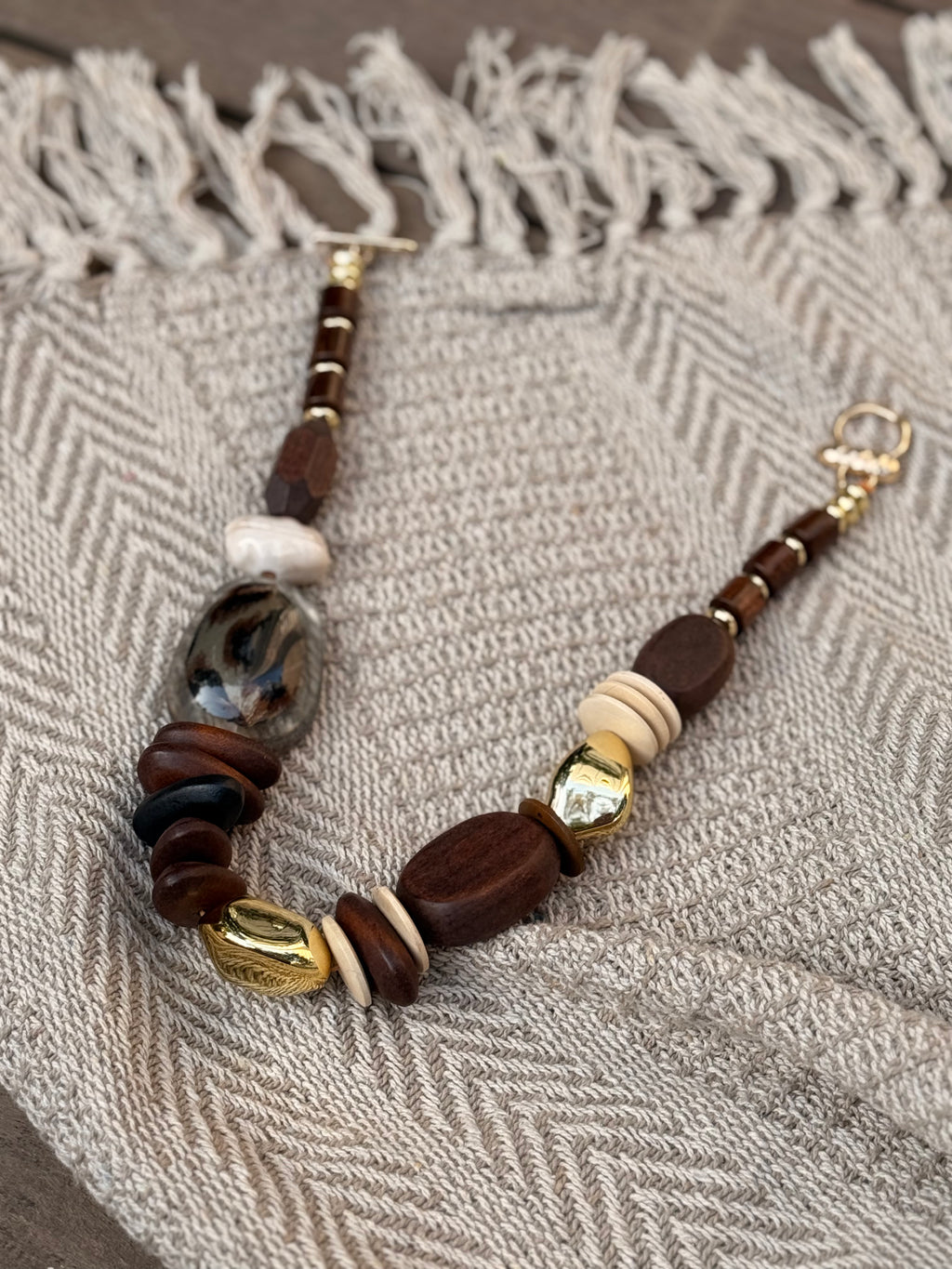 Desert Ember Statement Necklace