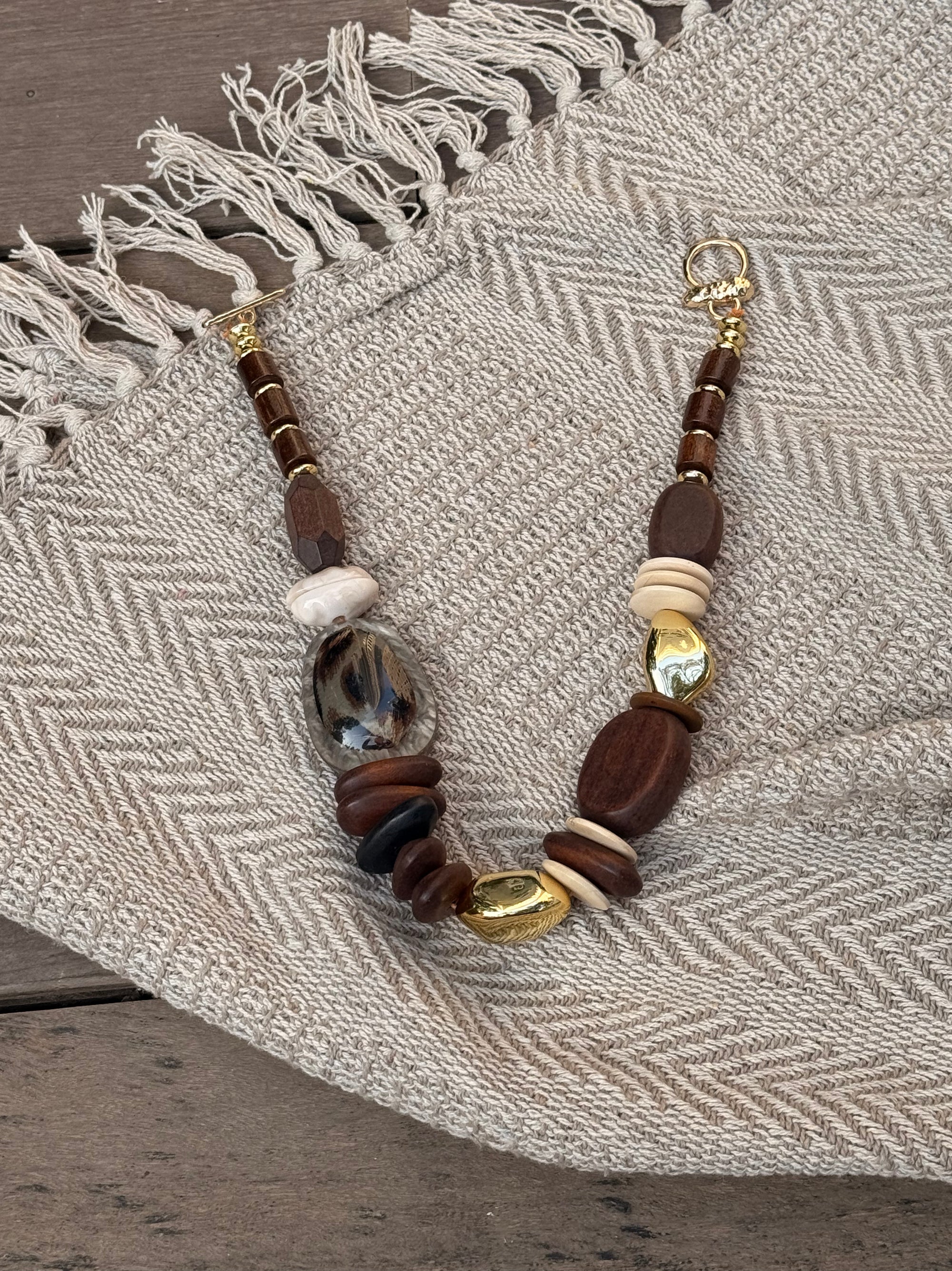 Desert Ember Statement Necklace