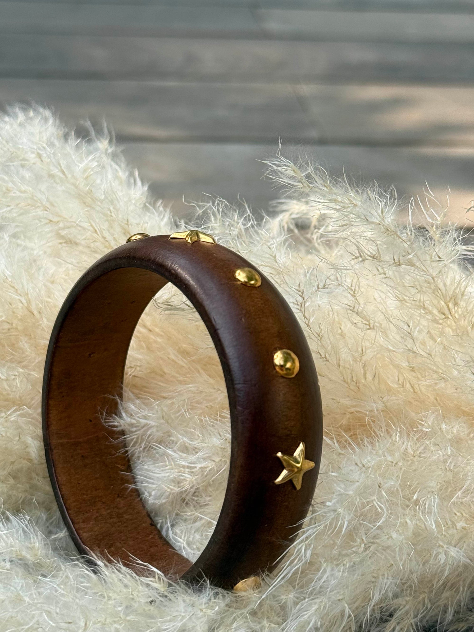 CELESTIAL AMBER STAR CUFF