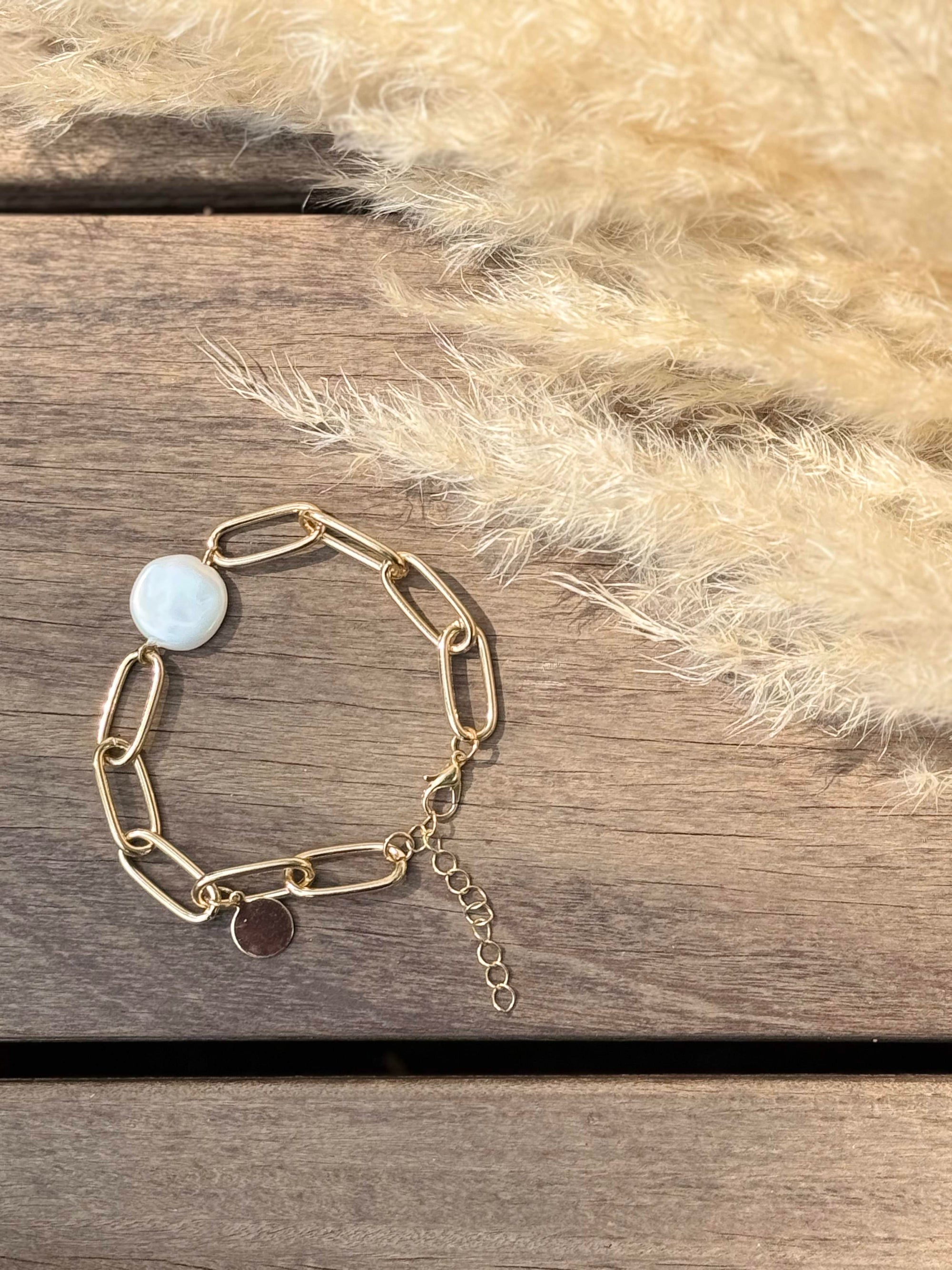 PEARL LINK ELEGANCE BRACELET
