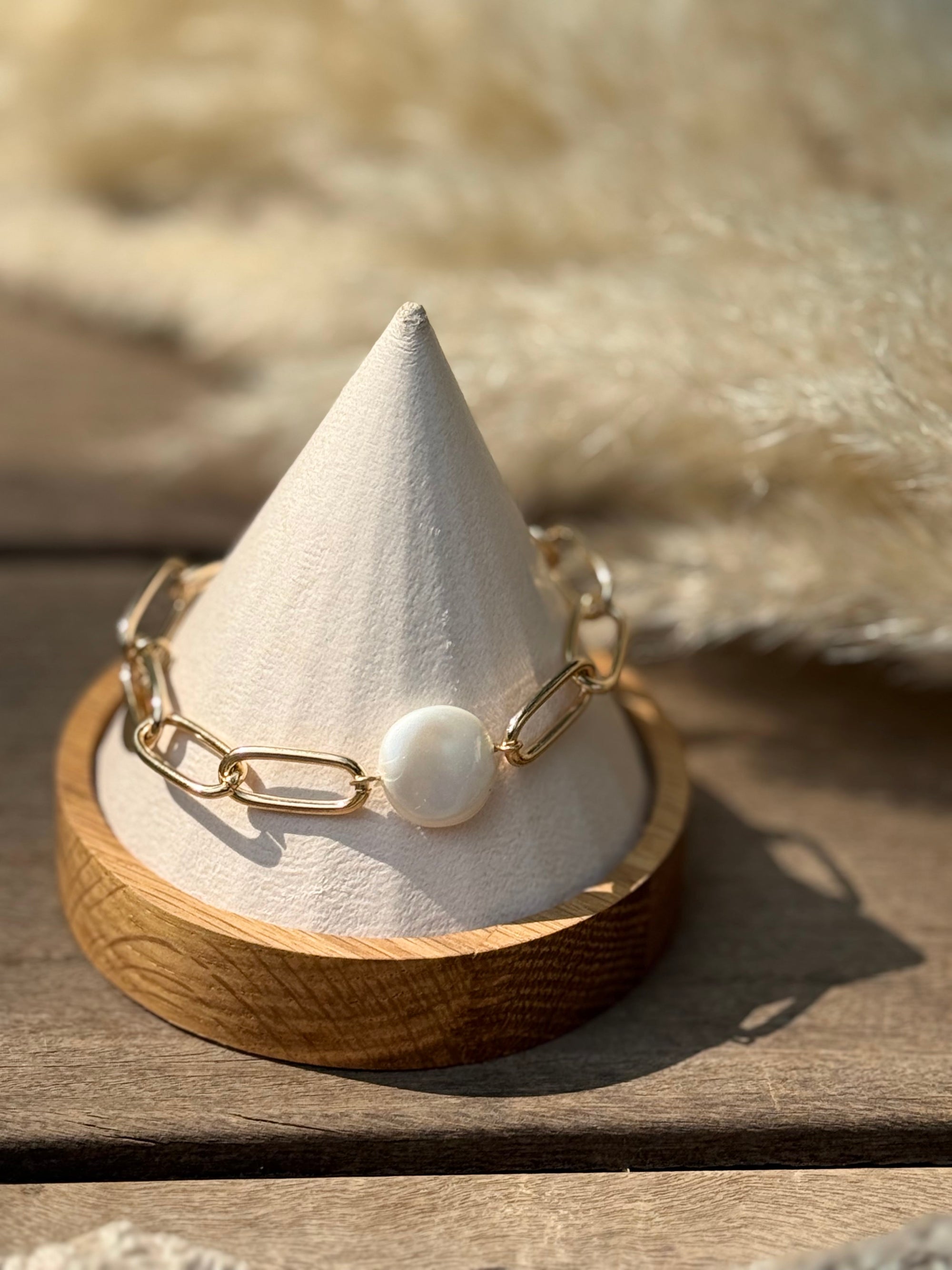 PEARL LINK ELEGANCE BRACELET