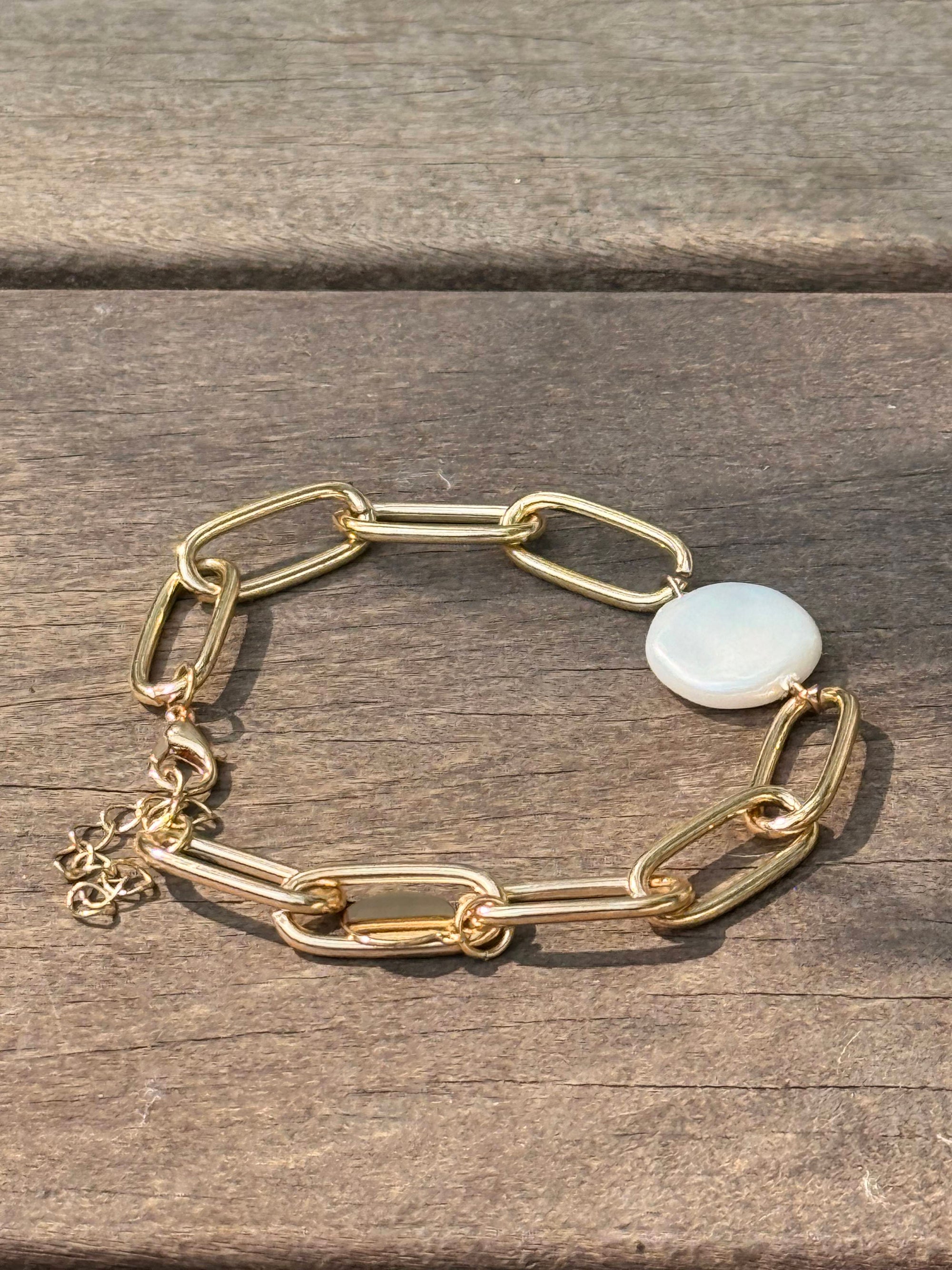 PEARL LINK ELEGANCE BRACELET