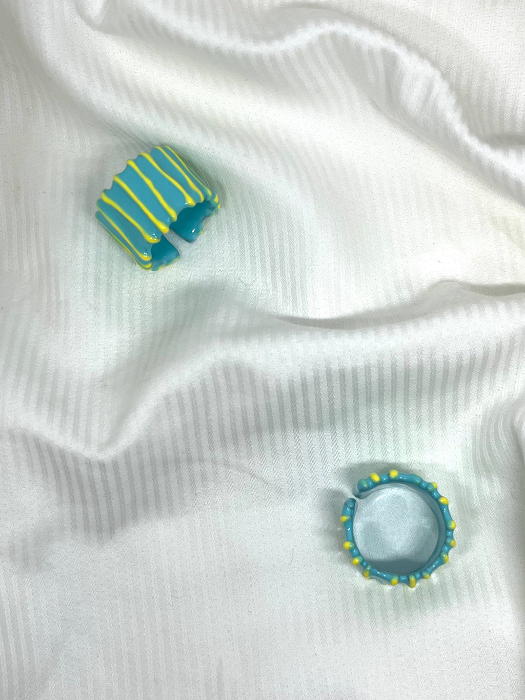 CALLIE BLUE YELLOW RING